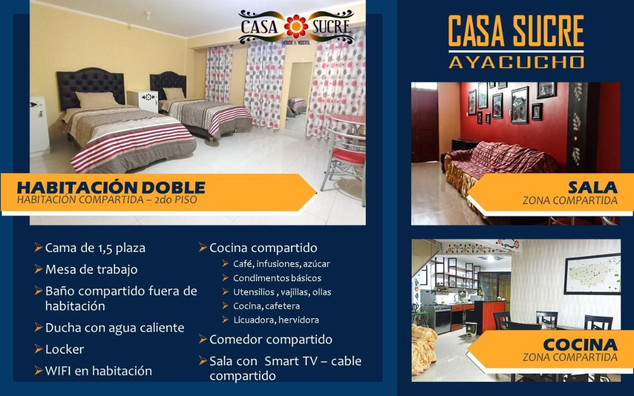 Casa Sucre Hostel อายากุตโช ภายนอก รูปภาพ